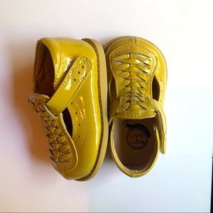 Livie & Luca Yellow Baby Girl Shoes Size 4